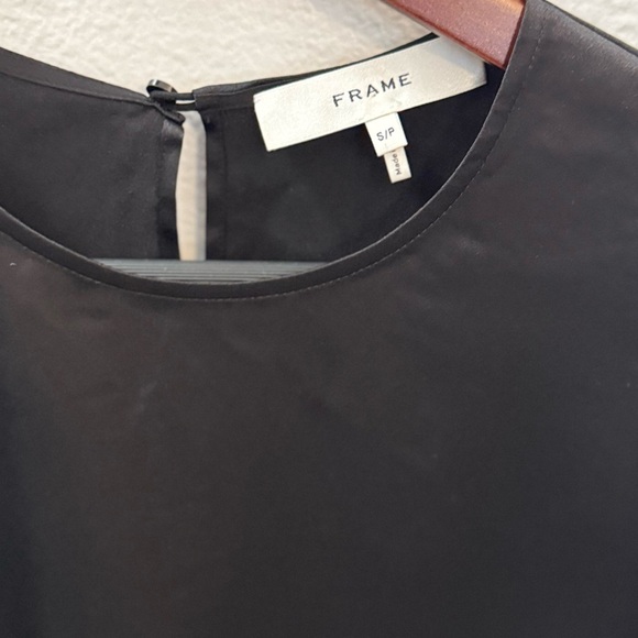 NWOT Frame Black Blouse size S - Picture 4 of 4